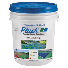 Plush 32002 Surface Coating, Plushcolor, Blue, 5 Gal.
