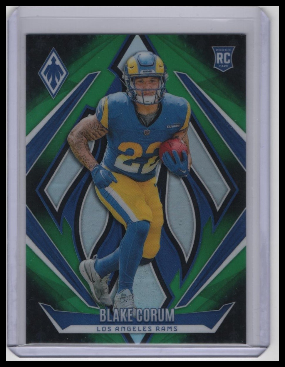 2024 Panini Phoenix #158 Blake Corum Green Fade #/199
