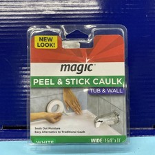 Magic Tub and Wall Peel and Caulk Strip - Create a Tight Sea -Open Box