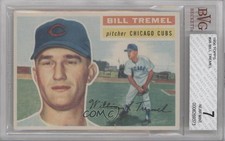 1956 Topps Bill Tremel (White Back) #96 BVG 7 0q3