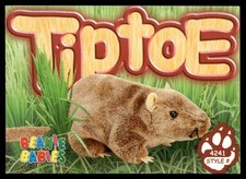 1999 Beanie Babies 2nd Edition Series 4 Tiptoe the Mouse  #147