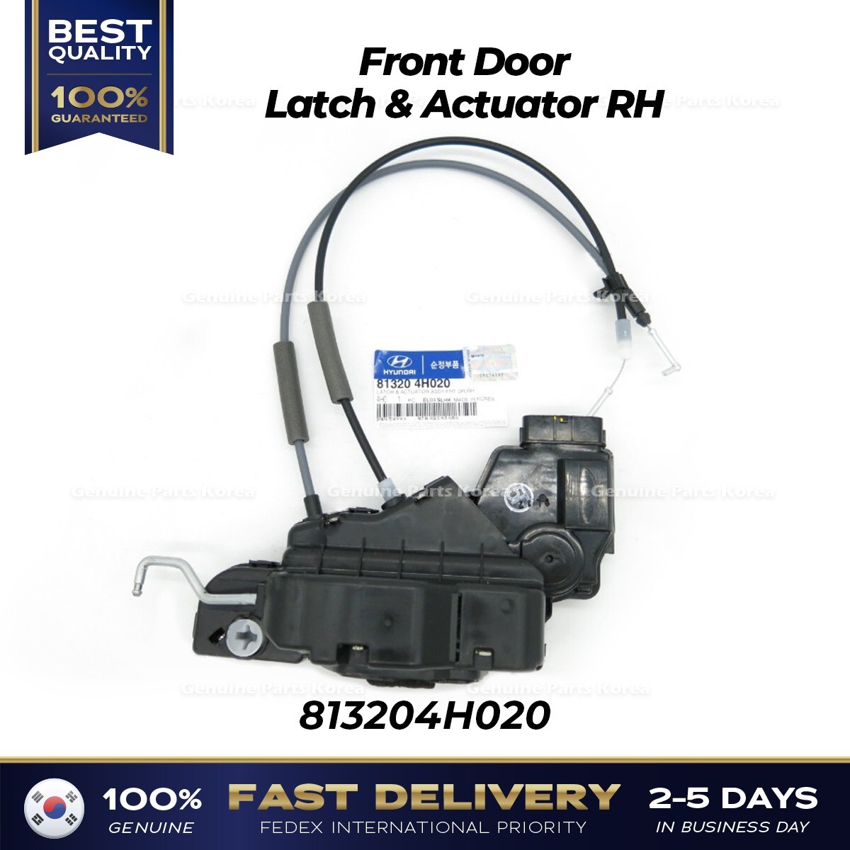 ⭐Genuine⭐ Front Door Latch & Actuator RH 813204H020 for Hyundai