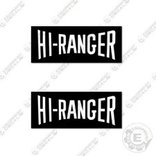 Fits Terex Hi Ranger Logo Decal Kit (Set of 2) - 8" x 20" - 7 YEAR  3M VINYL!