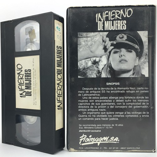 INFIERNO DE MUJERES JESS FRANCO ALAIN DERUELLE Didier Aubriot Monica Swinn VHS - Foto 2 di 2