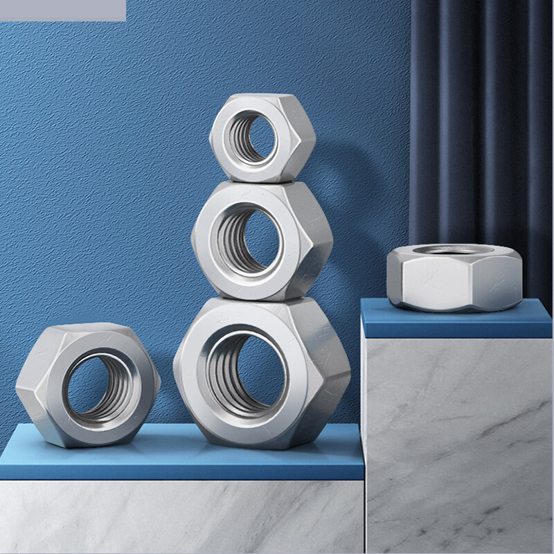 Dadi Esagonali DIN934 M2 M2.5 M3 M4 M5 M6 M8 M10 M12 M14 M16 M18 M20 M22 M24 Nero Grado 8.8 Ossido Di Acciaio Al Carbonio Dado Esagonale Metrico-M24 1 Pz