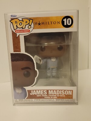FUNKO POP! BROADWAY Hamilton James Madison #10 with protector MINT