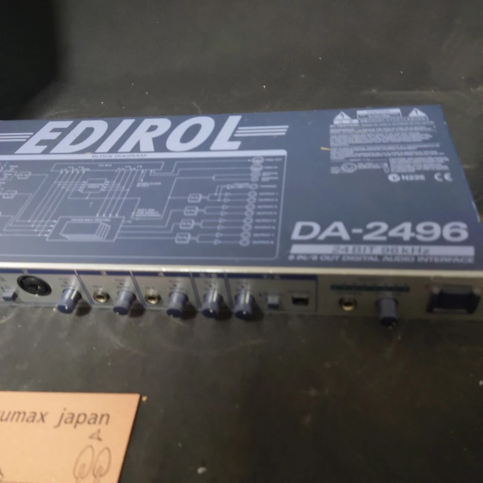 Edirol DA-2496 8 In/ 8 Out 24bit 96kHz Digital Audio Interface Tested item - Image 4 of 4