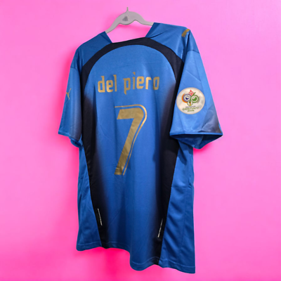 ITALY HOME World Cup 2006 - Football Soccer - Del Piero # 7 - 2XL