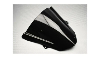 Bulle Noire Double Courbure / Saute Vent Pour KAWASAKI ZX6R ZX-6R 2013-2018 - Photo 1/3