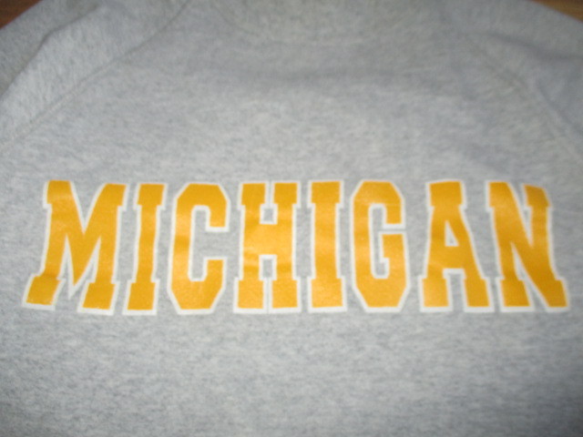 Vintage Soffe Sweats Label - MICHIGAN WOLVERINES (LG) Sweatshirt