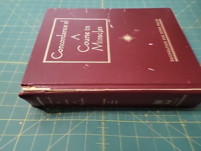 Concordance of 'A Course in Miracles': A Complete Index - Hardcover 