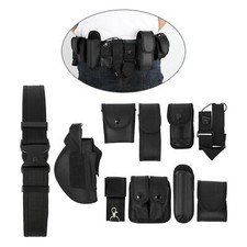 Security Guard Modular Enforcement Equipment Duty Belt Belly Band Black