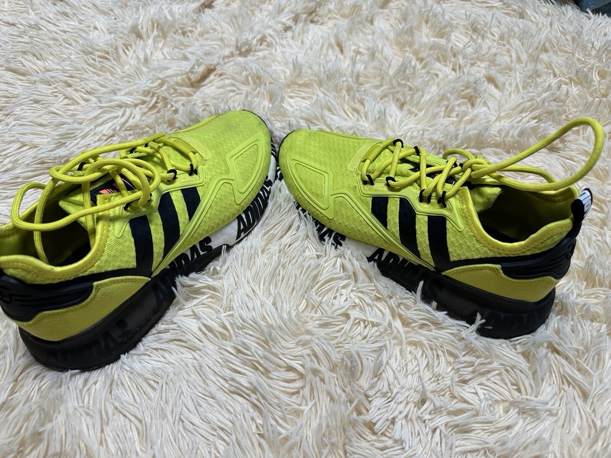 Size 6 - adidas ZX 2K Boost Bold Logo Graphic - Acid Yellow | eBay
