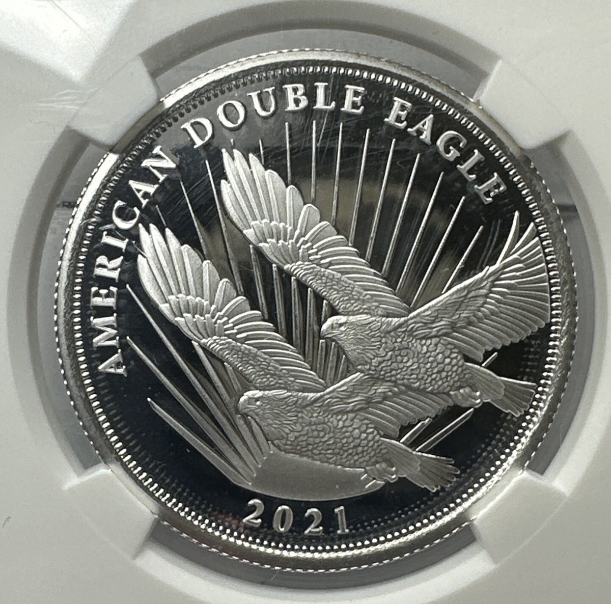 2021 Cook Island American Double Eagle Proof 1/2oz Silver