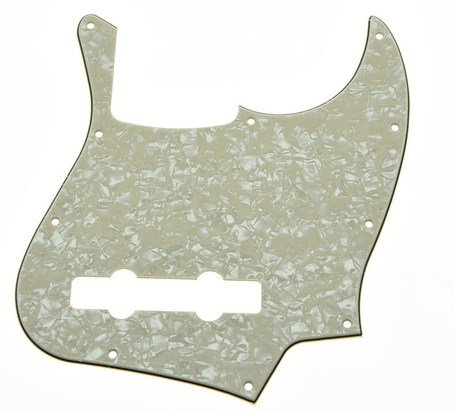 Aged Pearl 5 String Jazz Bass J Bass Pickguard Scratch Plate fits