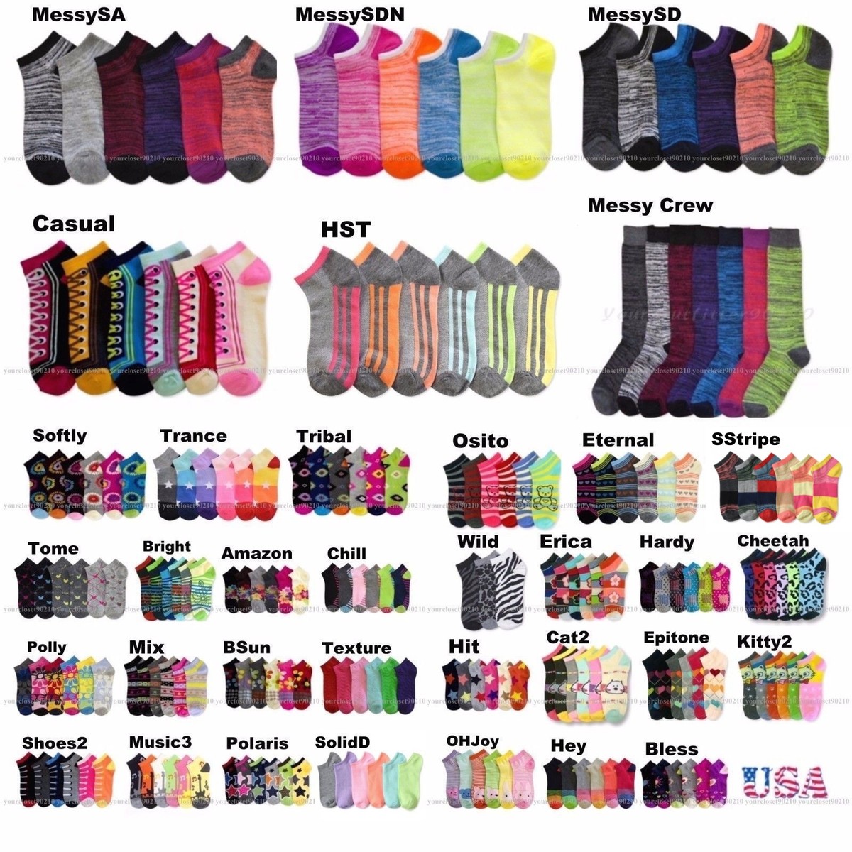 Box Da 6 Calze Corte - Misto Casual – Nobile Italy - Foto 7