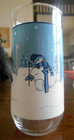 Hidden Valley Cooler Highball Tumblers (pair) 16 oz Glass Canterbury White Blue! — photo 4