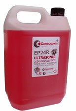 Ultrasonic Carburettor Cleaning Solution  Engine & Machine Parts Fluid 5 Lt  
