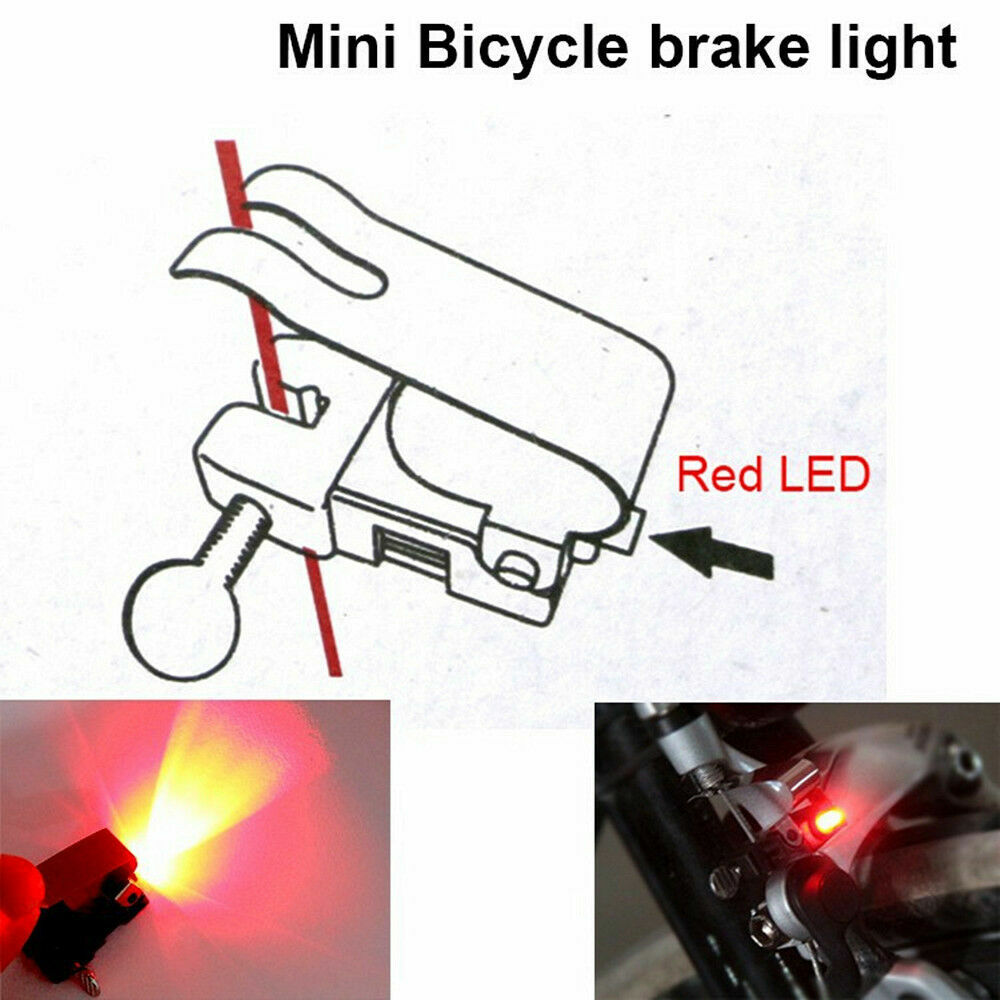 Cycling Bike LED Brake Accessories Mountain Bicycle Brake Light Brake