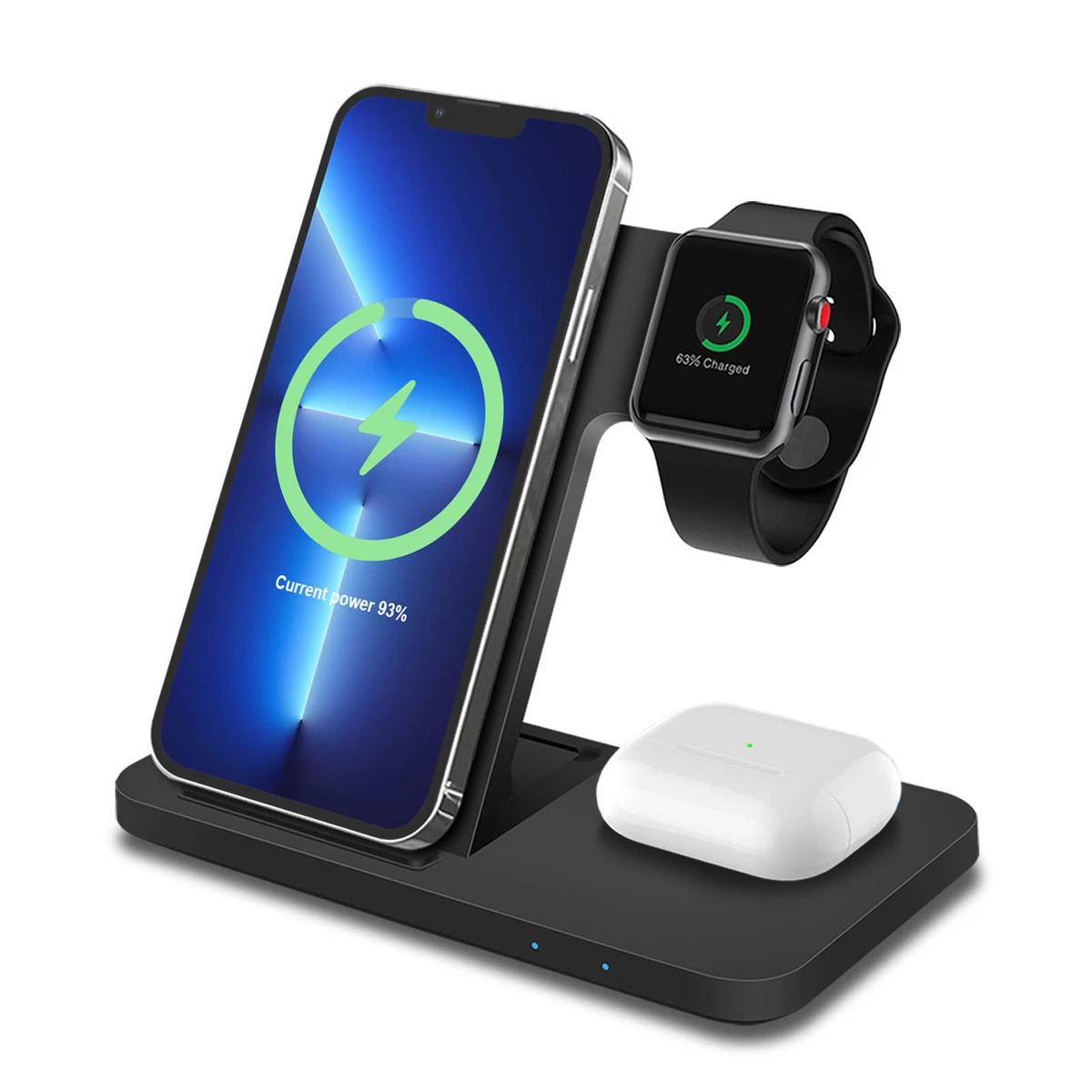 Wireless Charger Stand for iPhone Apple Watch AirPods 3 in 1