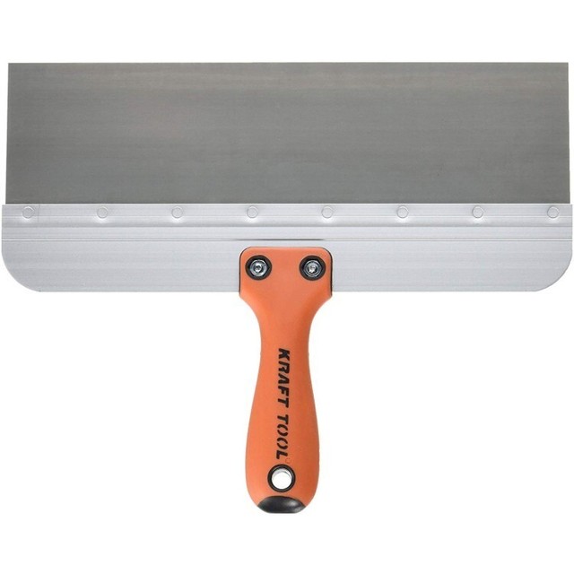 Kraft Tool Deluxe Drywall Taping Knife, Stainless Steel 12" x 3" Made