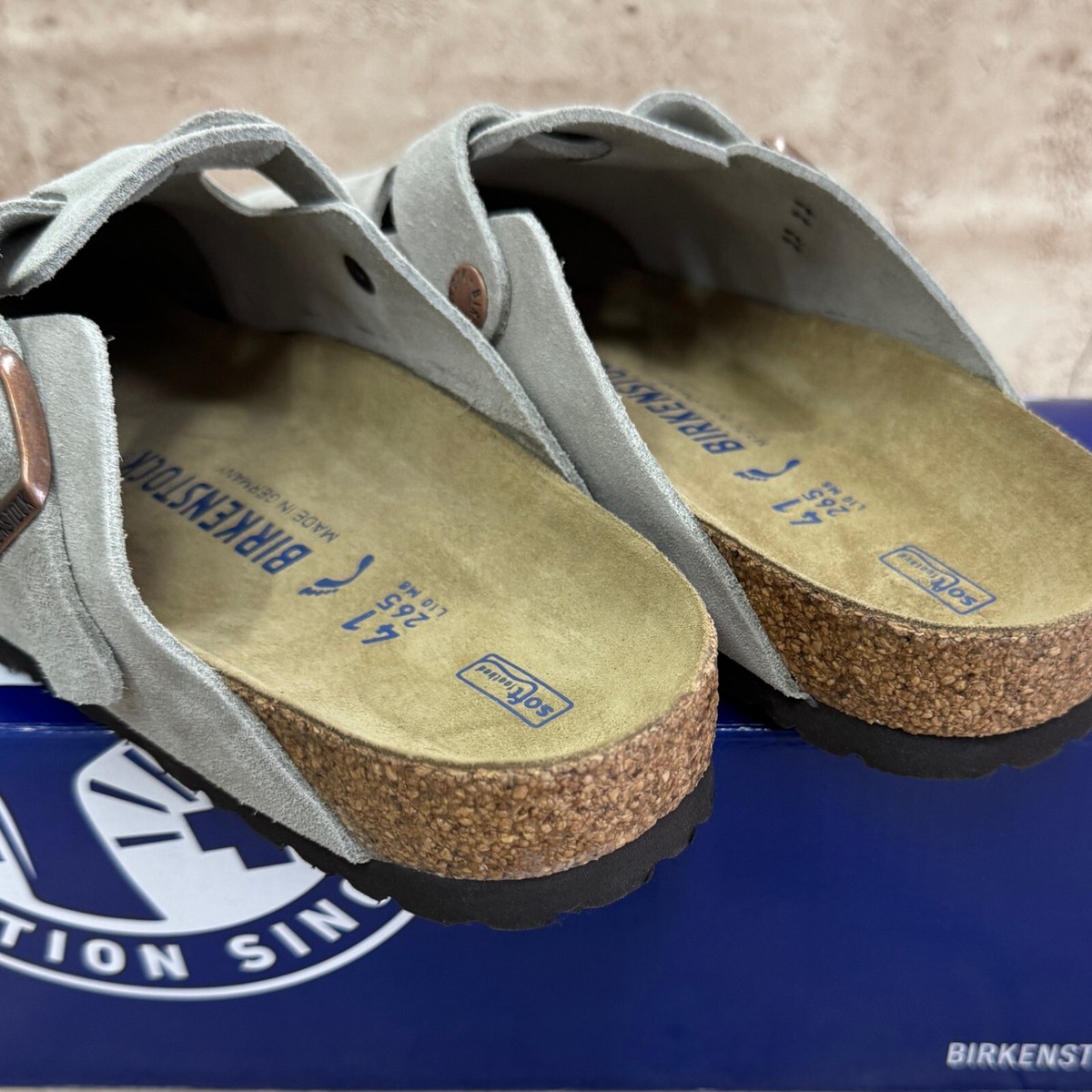 BIRKENSTOCK BOSTON TAUPE　サイズ41 Boston | Soft Footbed | Suede | Taupe – Birkenstock Midtown