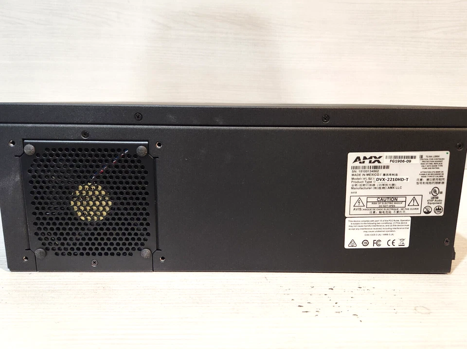 AMX Harmon DVX-2210HD 4x2 Presentation Switcher FG1906-09 75W 70/100V AMP - Image 4 of 4