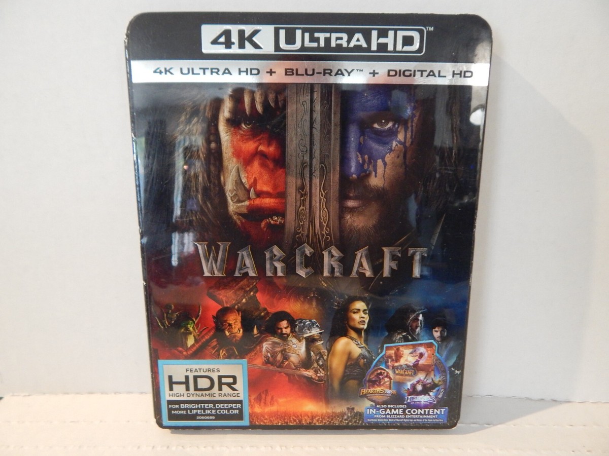 WARCRAFT 4K Ultra HD HDR in Slipcase OOP 2-Disc set Blu-ray