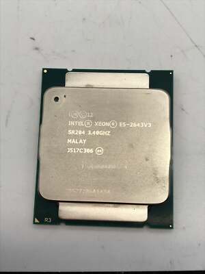 Intel Xeon E5-2643 V3 LGA 2011-3 3.4GHz 6 Core 20MB 135W CPU SR204