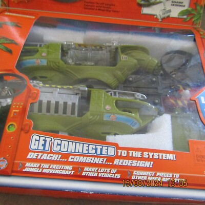 Mattel Matchbox System Mega-Rig Jungle Hovercraft Set New in