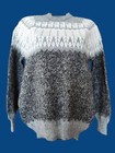 BRAND NEW, 100% ALPACA WOOL WOMEN´S SWEATER, L SIZE, MULTI COLOR, WARM, SOFT