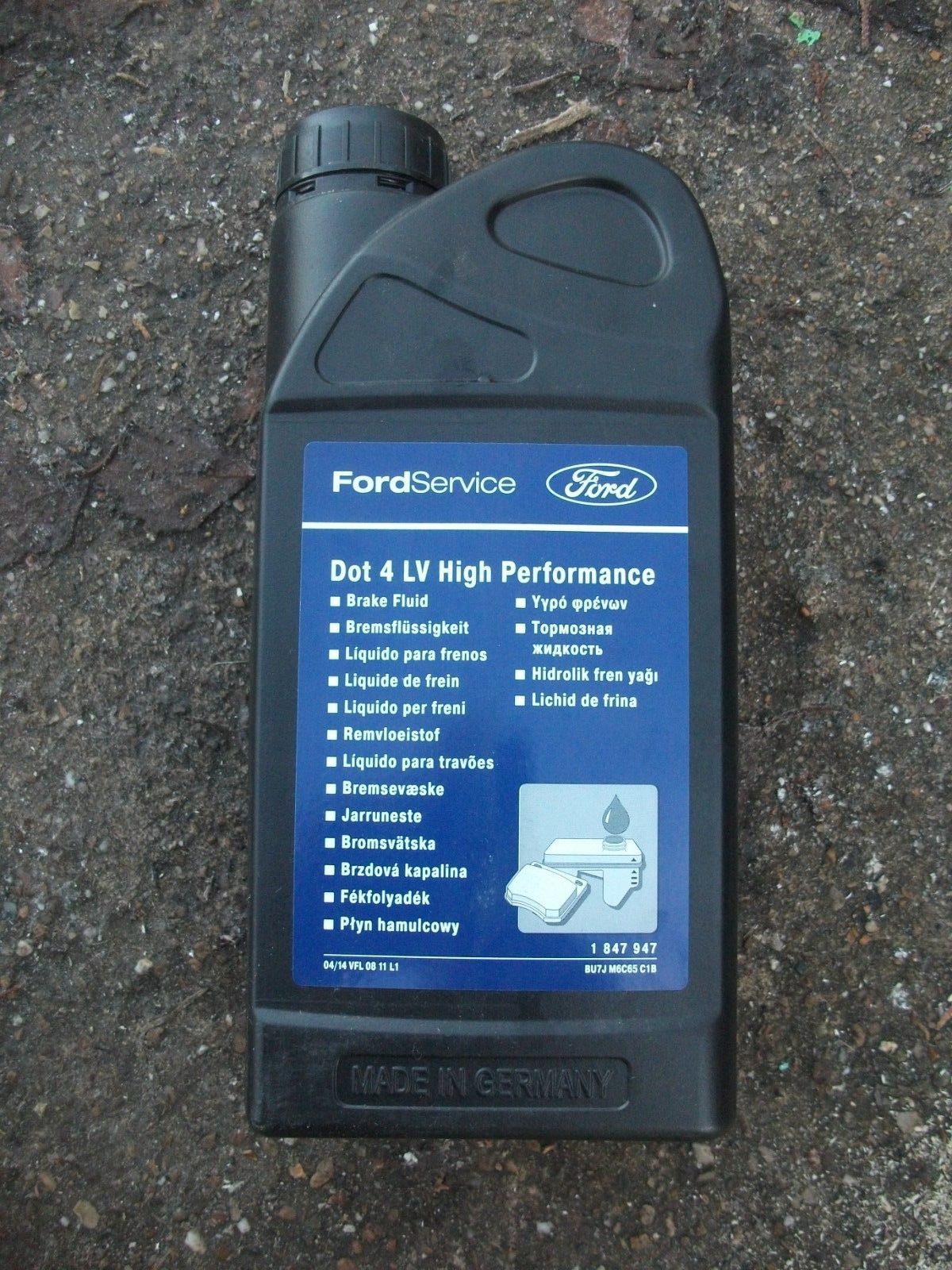 Ford Dot 4 High Performance Brake Fluid BU7J M6C65 C1B 1847947 eBay