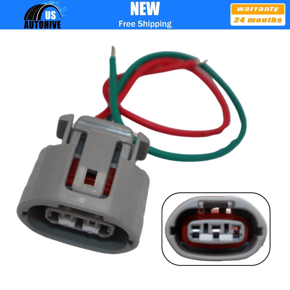 2-pin Alternator Pigtail Harness Plug For 2017-22 Nissan Murano V6