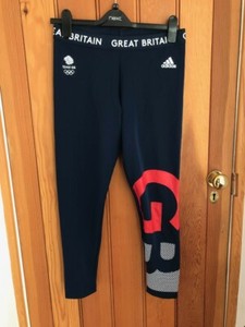 adidas team gb running leggings cropped 