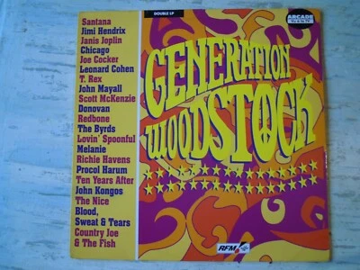 Various - GENERATION WOODSTOCK (2Lp) Press EUROPE 1991 - Photo 1/2