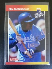 $5 - 1989 Donruss Leaf Bo Jackson #208 Kansas City Royals NM-MT