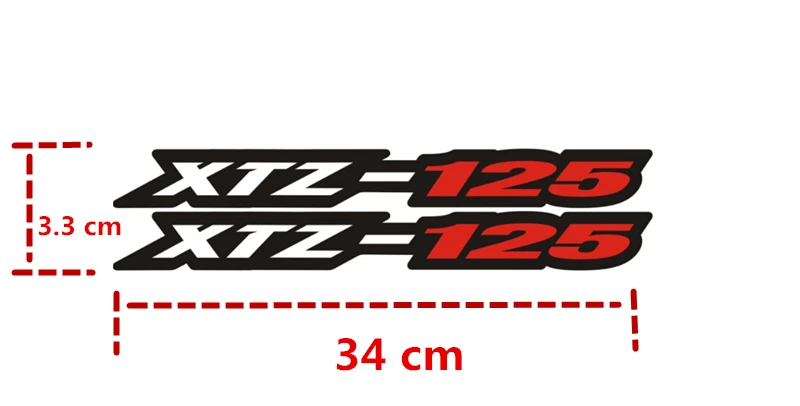 Adesivos listras braço oscilante cola 3D para YAMAHA XTZ 125 XTZ125E 2015-2021  - Imagem 2 de 4