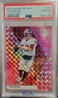2020 Panini Mosaic #135 TOM BRADY Camo Pink PSA 10💎🏈🐐 Tampa Bay Buccaneers