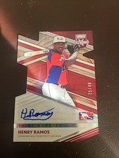 2020 Elite Extra Edition DPL Prime Numbers A Die-Cut Signatures Henry Ramos /40