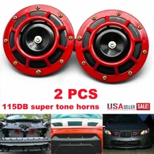 Super Tone Horn Super Loud Compact Electric Blast Tone Car Air Horn 12V