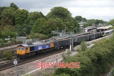 PHOTO  CLASS 66 LOCO NO 66731 PASSES BASINGSTOKE WORKING 4Y19 MOUNTFIELD SIDINGS