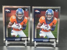 (2) Jerry Jeudy RC 2020 Panini Chronicles Score Update Rookies #452