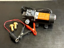 Steauty Portable DC 12V 80W Fuel Transfer Pump with Installation Accessories ...