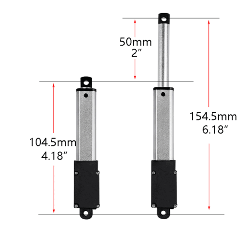 12V Micro Mini Linearmotor 6.4N 32N 188N Linearantrieb Elektrischer 10~100MM - Bild 41 von 49