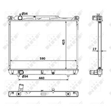 Kühler Wasserkühler passend für Suzuki Grand Vitara I FT GT 2.0 HDi 110 16V 4x4
