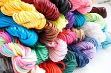 1.5mm Chinese Knot Nylon Shamballa Macrame Cord Beading String - You Pick Color 