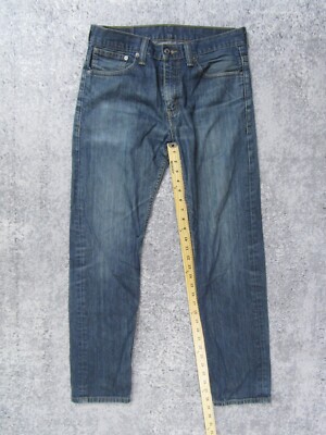 Levis 521 Jeans Mens 31x29 Actual Denim Slim Blue Y2K Vintage