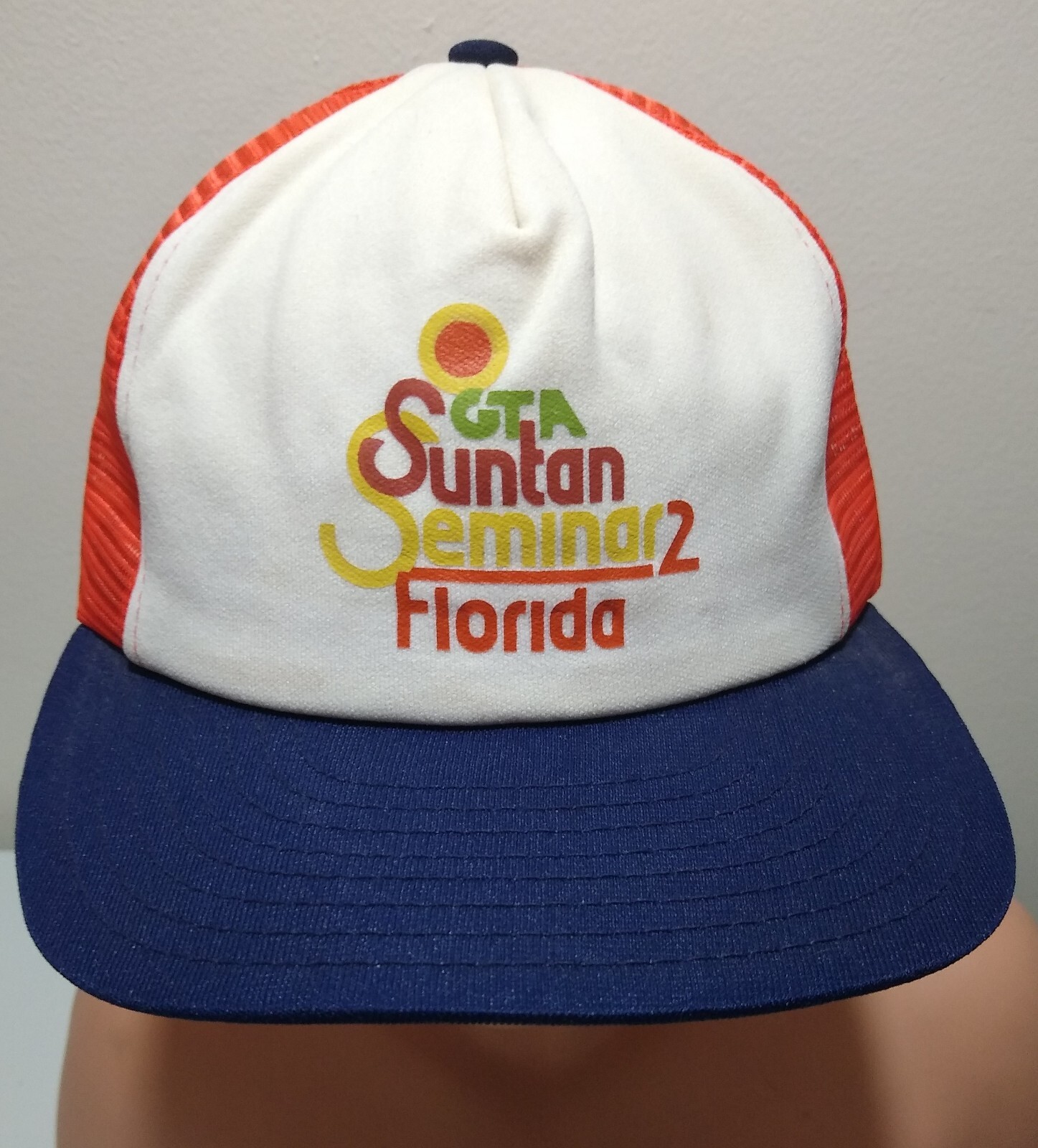 Casquette Snapback Vintage Années 80 GTA Feeds - Patch Agricole, Neuve Sans étiquette