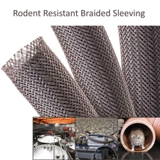 Rodent Resistant Expandable Braided Sleeving for Mouse & Rat Repellent 