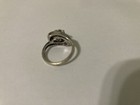 Ladies 18K White Gold Emerald & Diamond Ring w/Ten 1.0 mm single cut diamonds. — photo 3